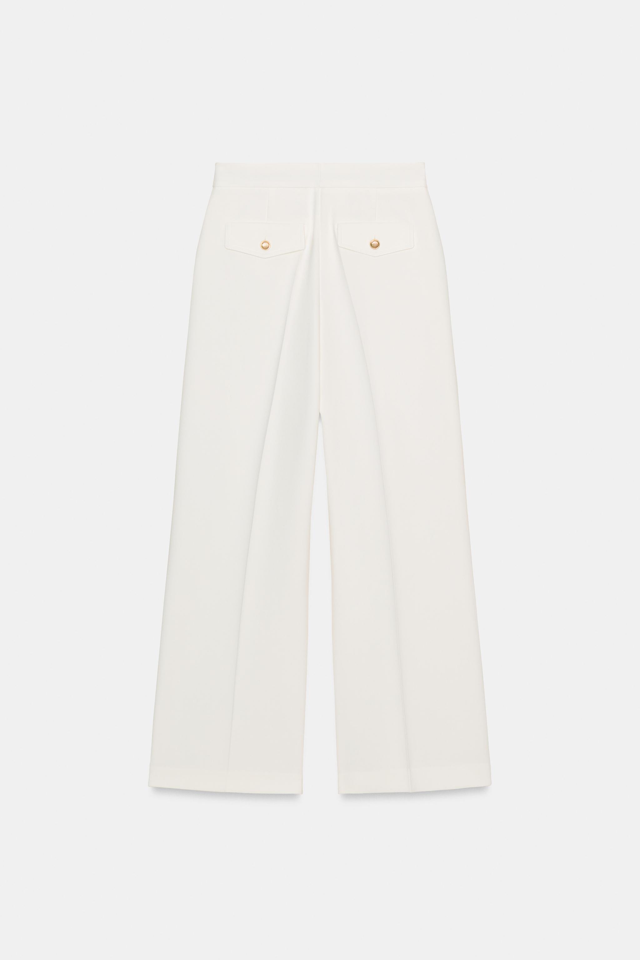 PANTALON LARGE À PINCES